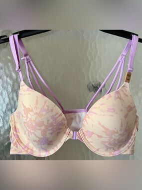 NWT - Victoria Secret Pink-34B-Tie-Dye Underwire, Front Closure, Push up bra